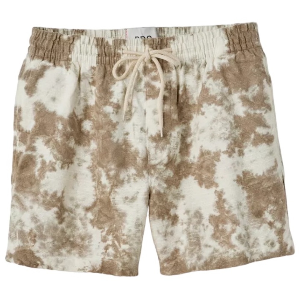 BDG Men's White Slub Volley Shorts Athletic Activewear Summer Casual Size S